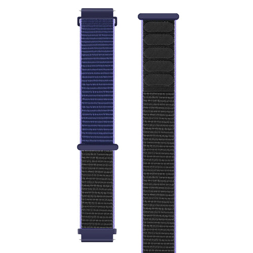 Bracelet nylon Garmin Venu 3 (bleu/noir)
