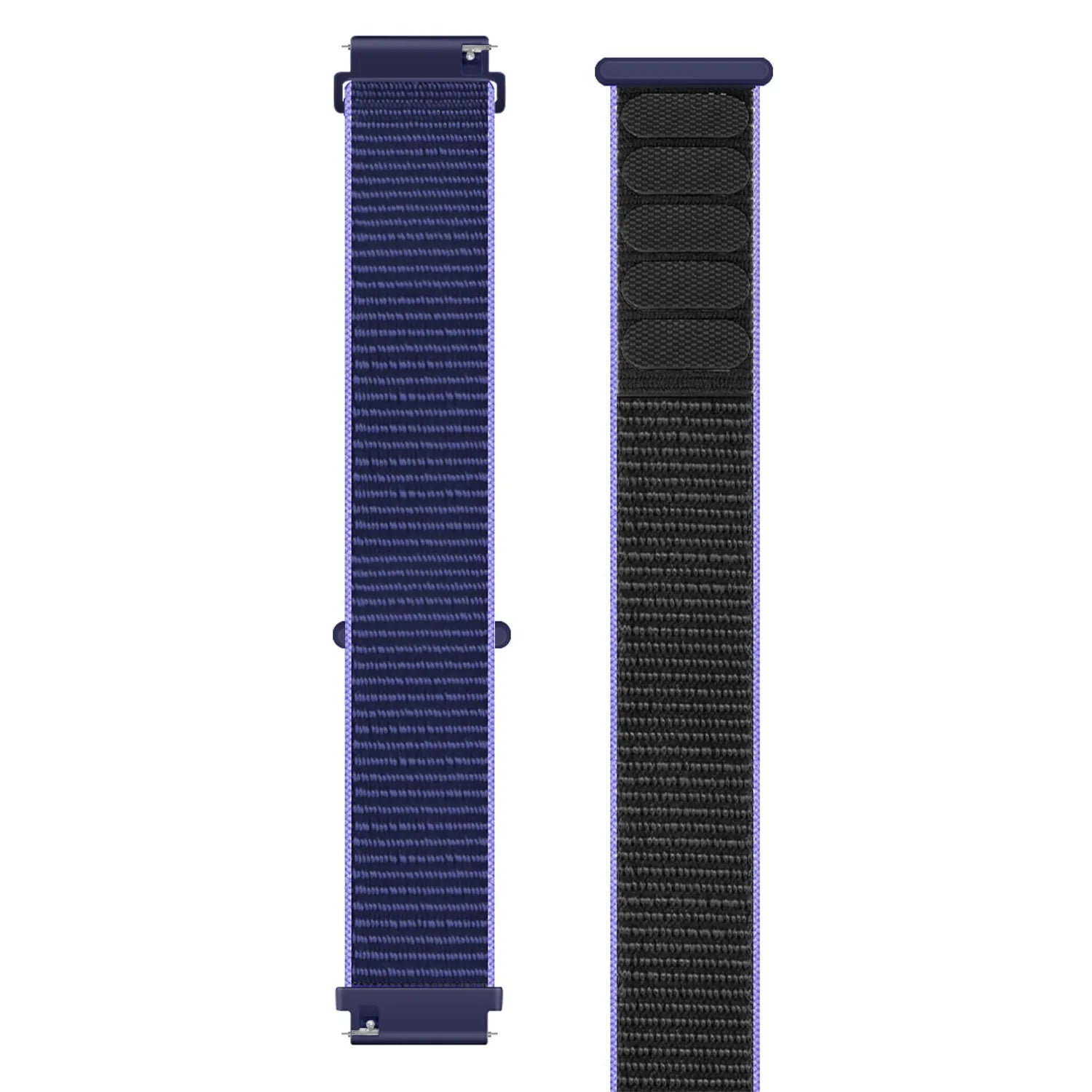 Bracelet nylon Garmin Venu 4 - 45mm (bleu/noir)