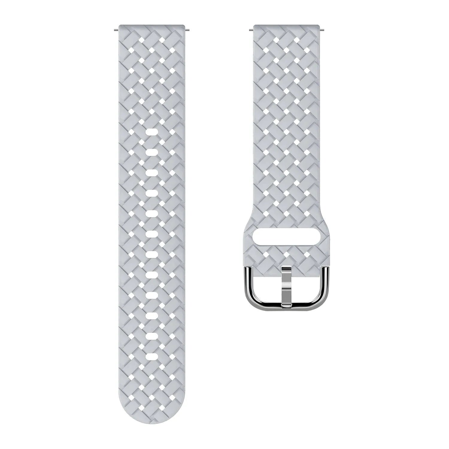 Bracelet silicone tressé Amazfit Active (gris)