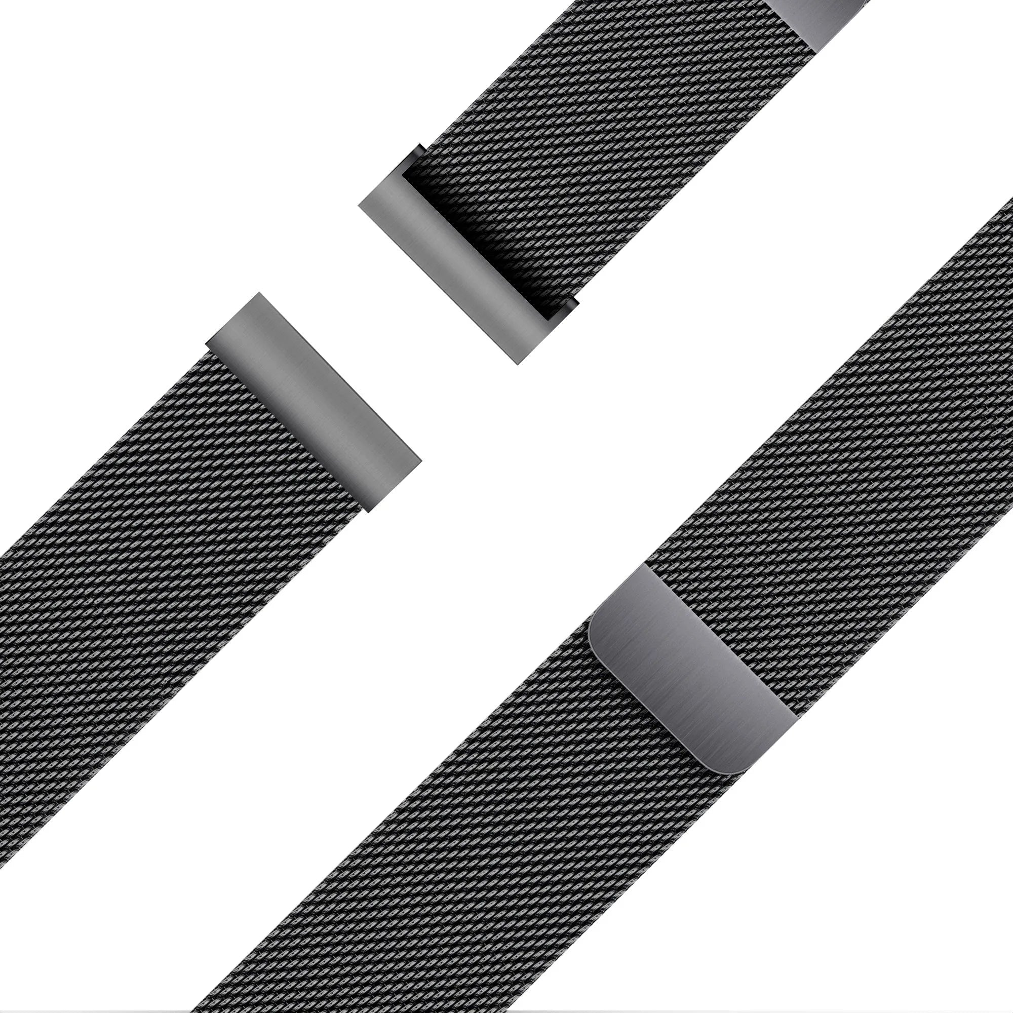 Bandz Bracelet milanais Loop Garmin Forerunner 265s (noir)
