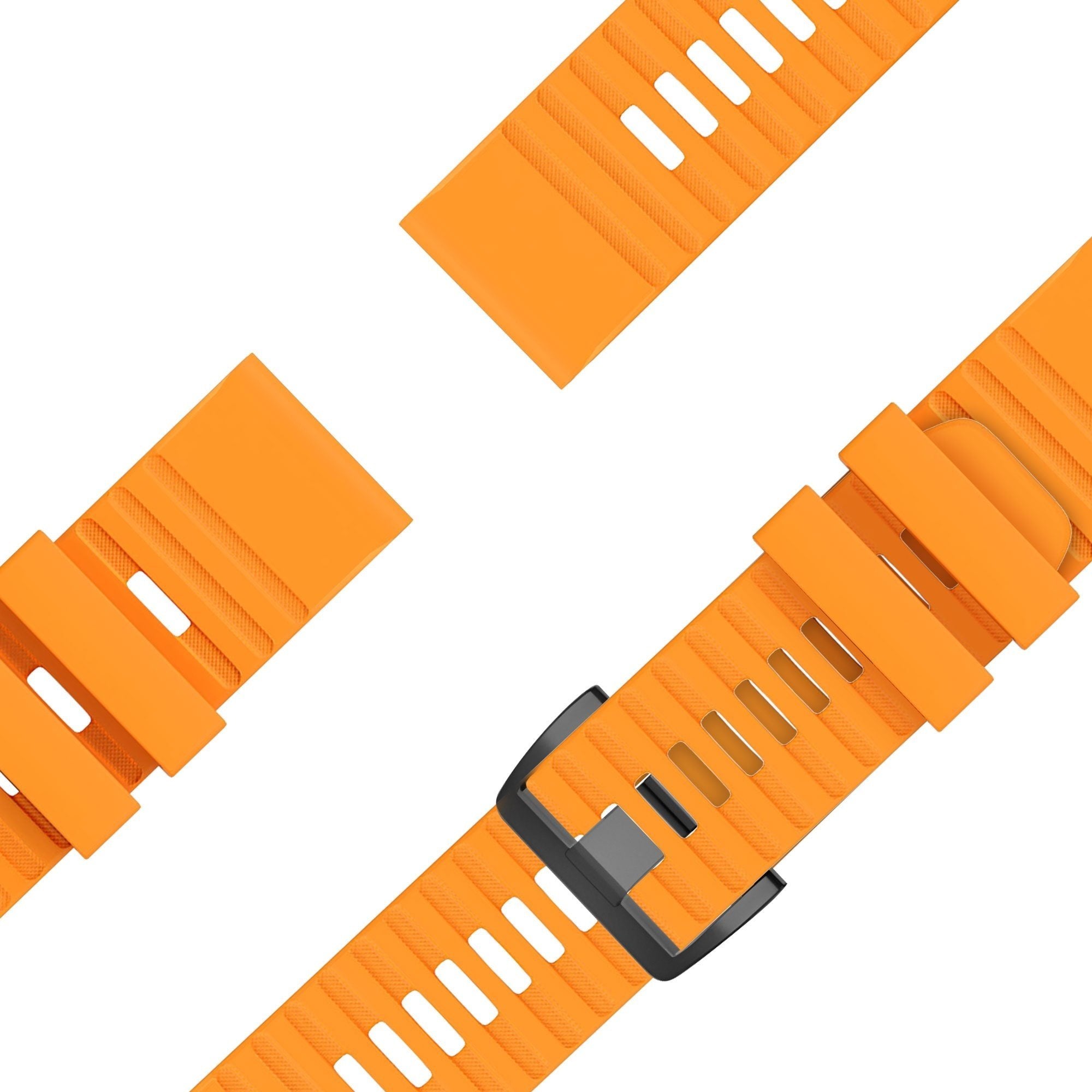 Bandz Bracelet silicone avec boucle Garmin Approach S70 - 47mm (orange)