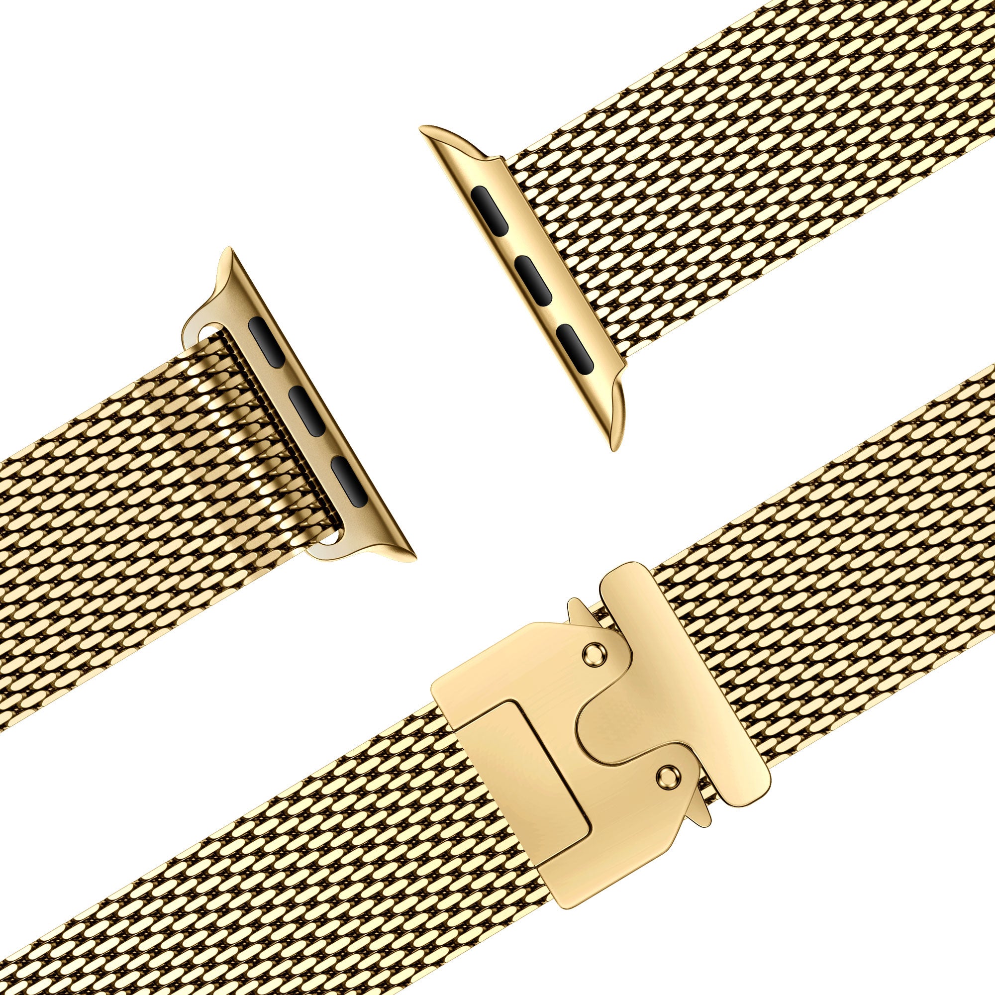 Bandz Bracelet milanais boucle en P Apple Watch Ultra (or)