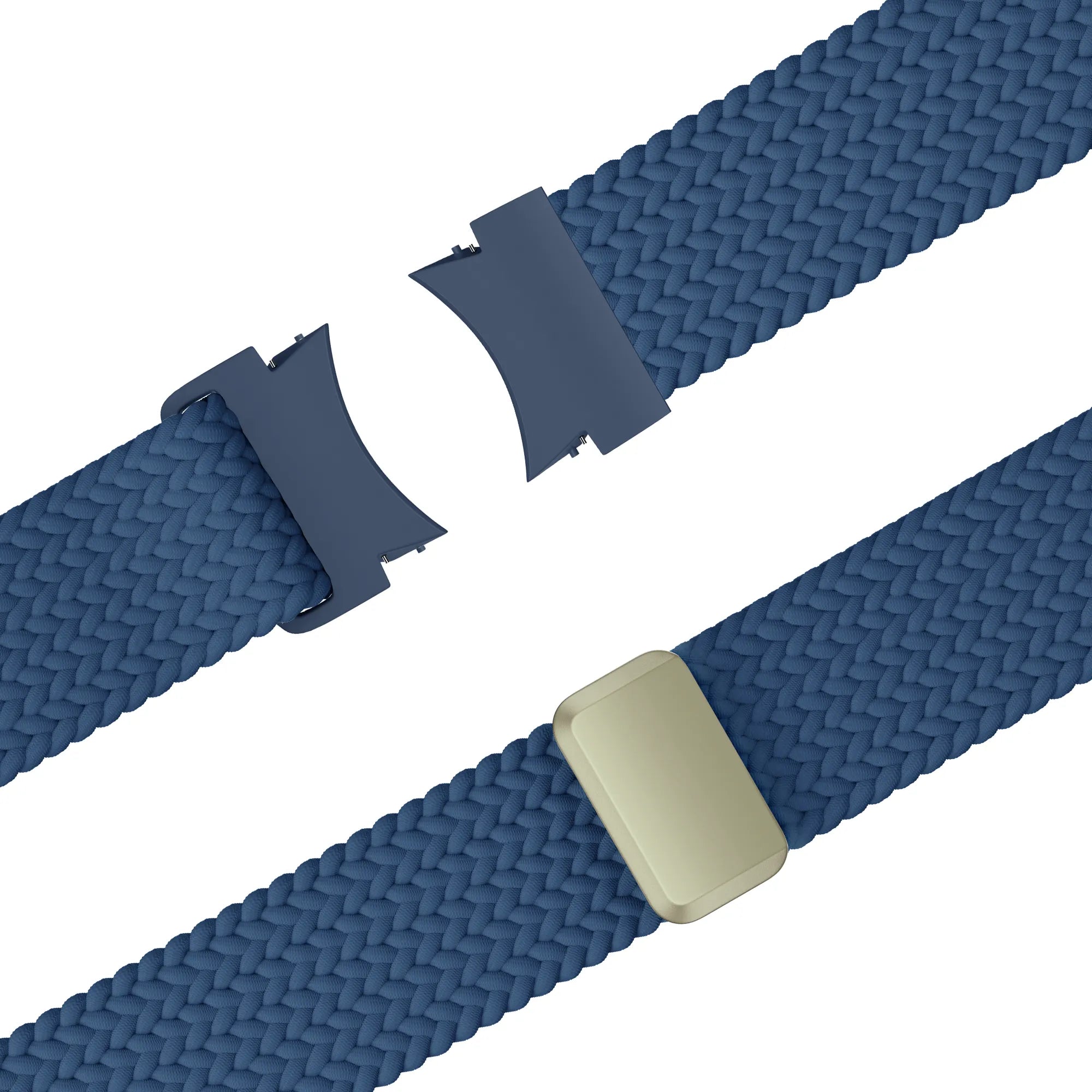 Bandz Samsung Galaxy Watch 5 - 44mm Braided Strap 'Easy Fit' (Blue)