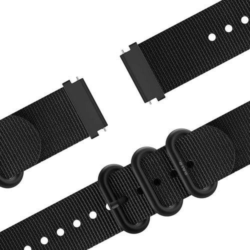 BALR Bracelet nylon avec boucle Samsung Galaxy Watch 6 44mm (noir)