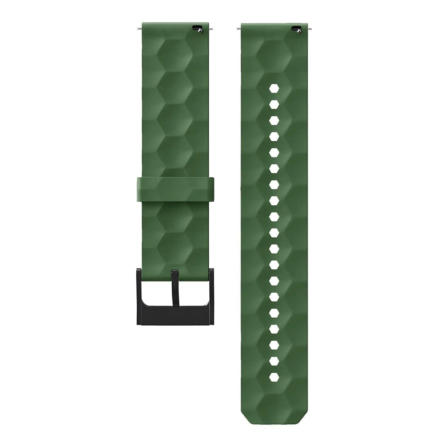 Bracelet silicone Hexa Oppo Watch X2 (vert militaire)