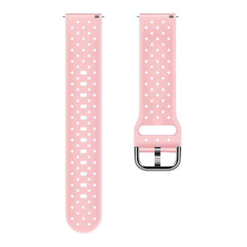 Withings Steel HR - 40mm Braided Silicone Strap (Pink)
