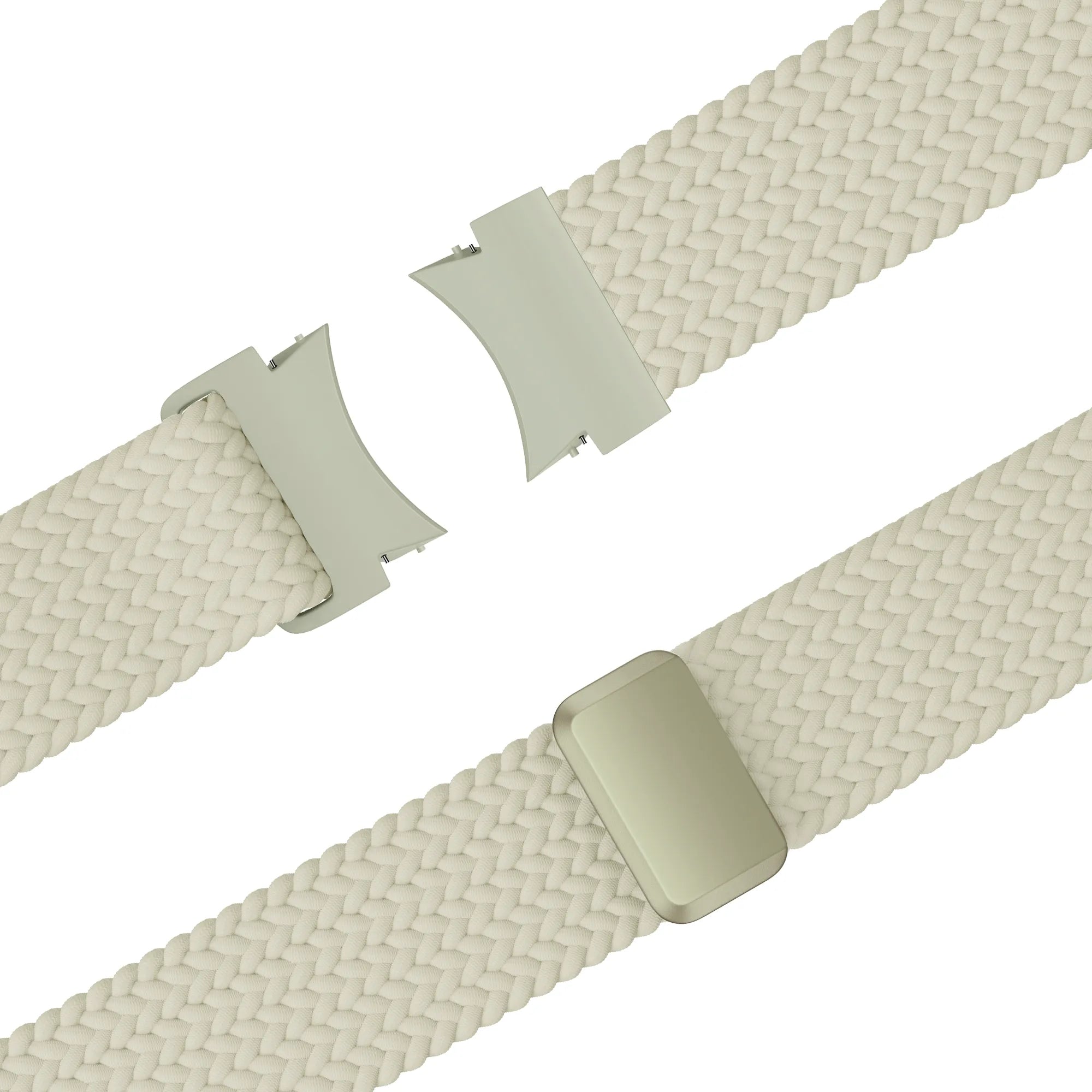 Bandz Bracelet trensé 'Easy Fit' Samsung Galaxy Watch 5 - 44mm (lumière stellaire)