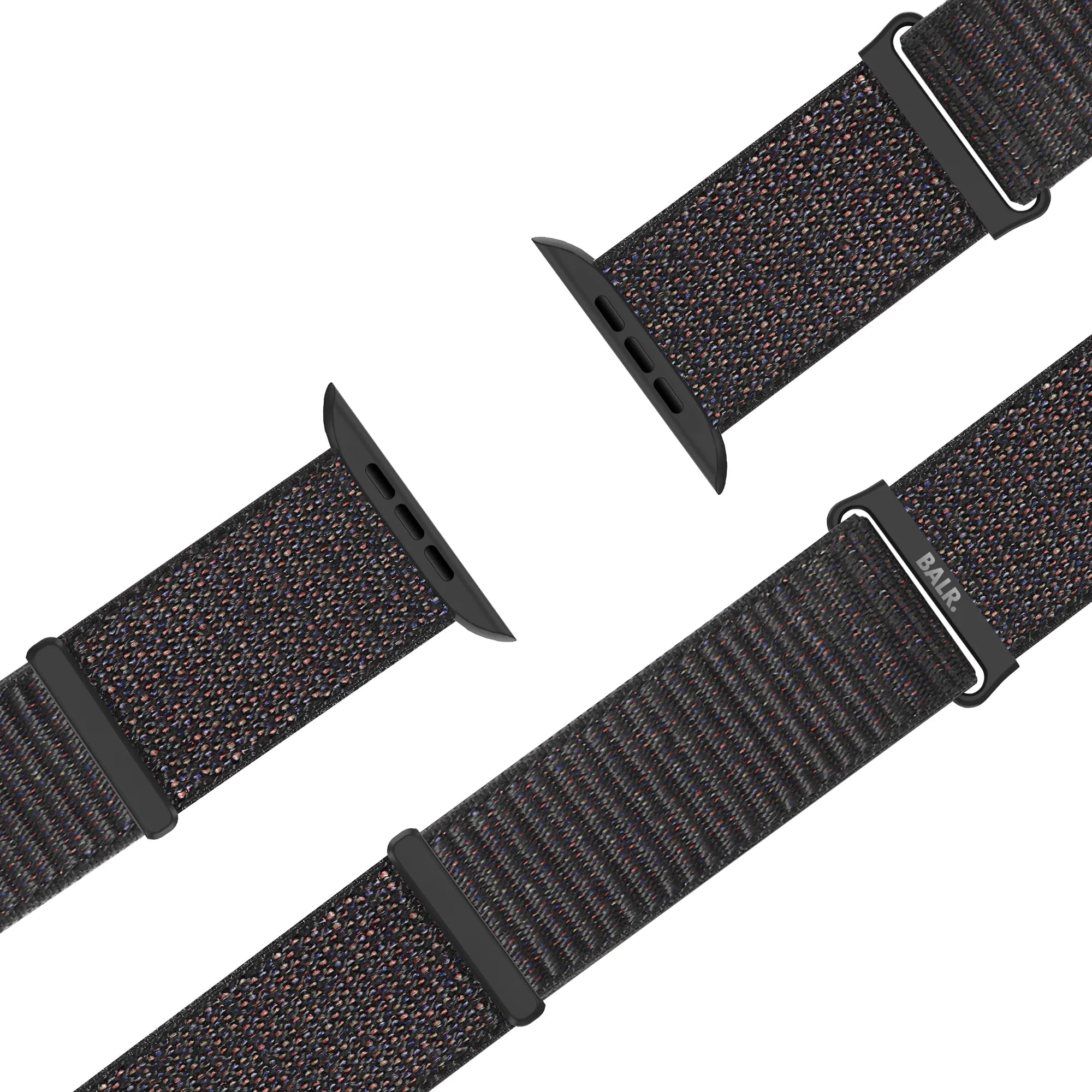 BALR. Bracelet en nylon pour Apple Watch (noir)