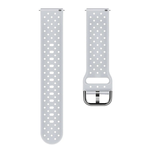Bracelet silicone tressé Coros Pace 2 (gris)