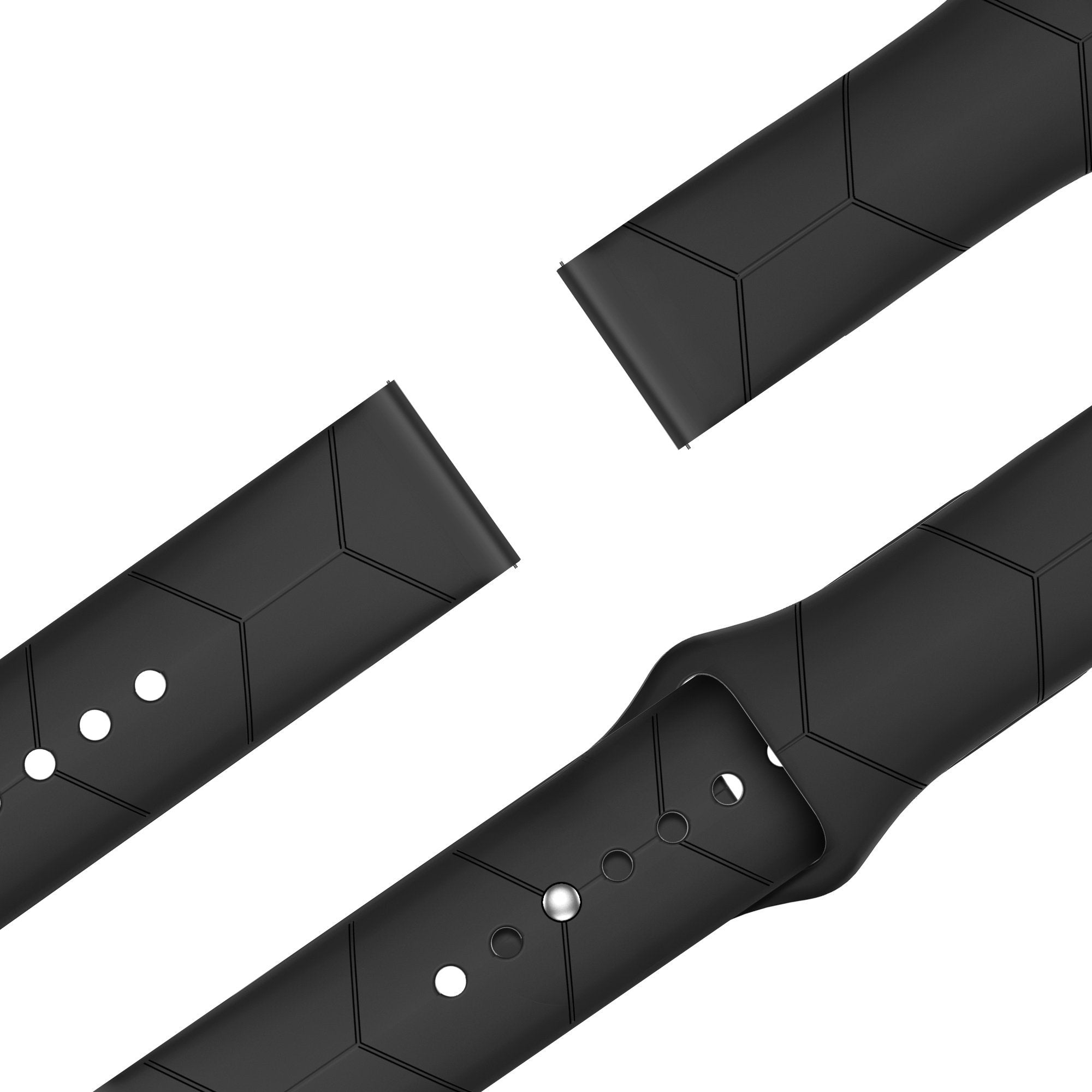 BALR. Bracelet sport Hexagones Withings ScanWatch Nova (noir)