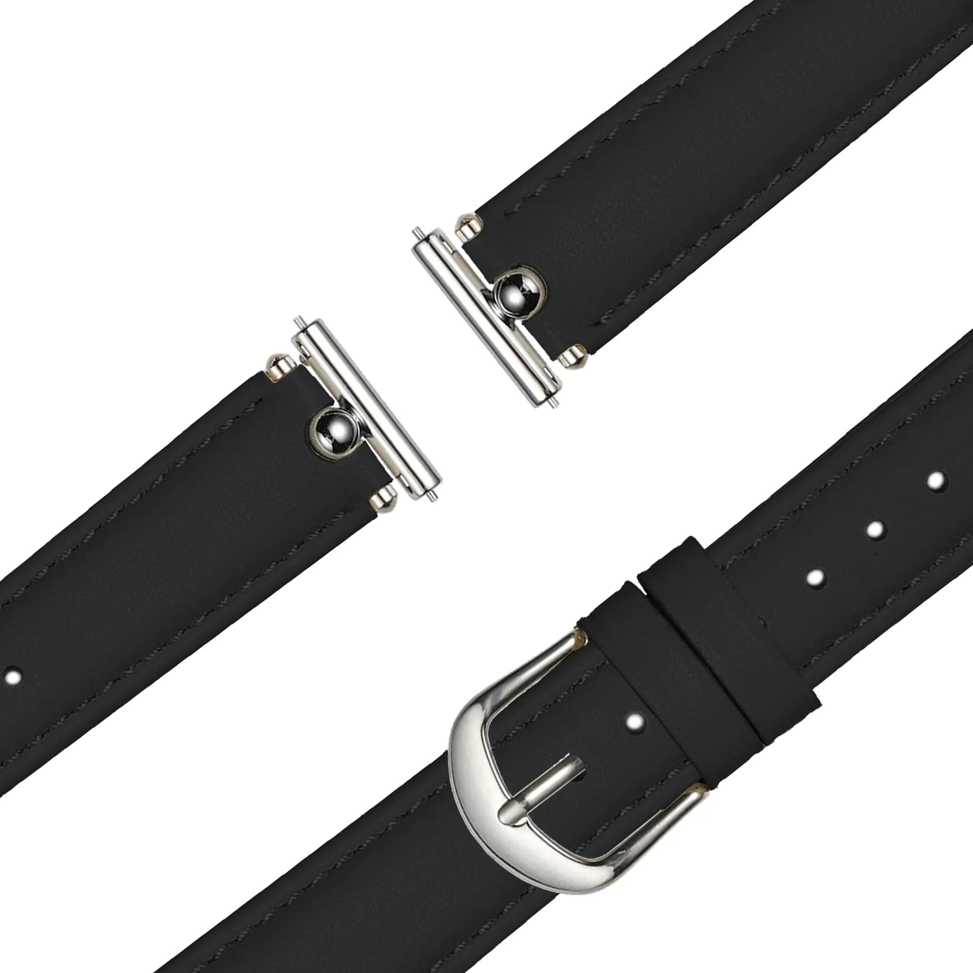 Bandz Polar Ignite Leather Strap 'Bullet' (Black)