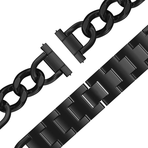 Bandz Bracelet metal 'Chains' OnePlus Watch 3 - 43mm (noir)