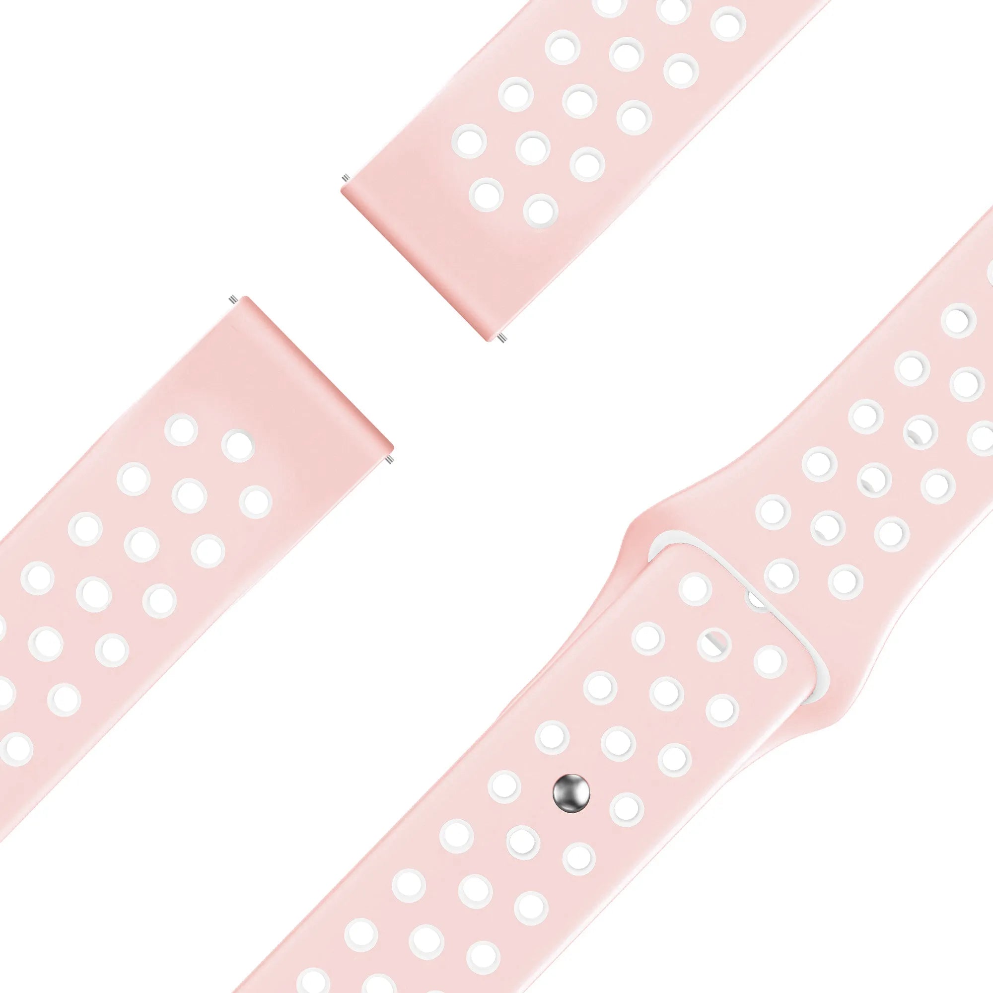 Bandz Bracelet sport 'Deluxe' Garmin Vivomove HR (rose/blanc)