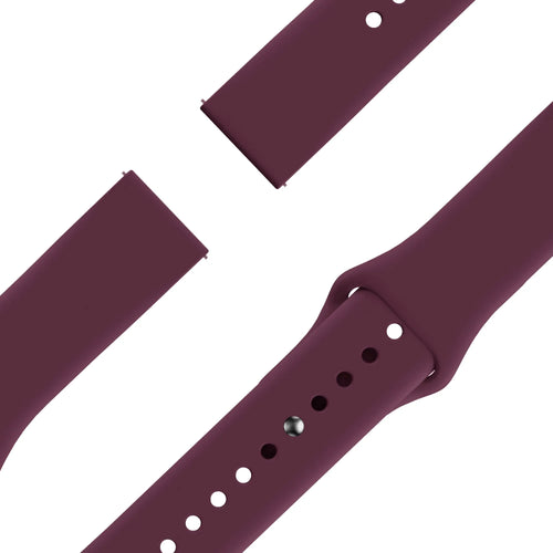 Bandz Garmin Forerunner 265s Sport Strap 'Deluxe' (Wine Red)