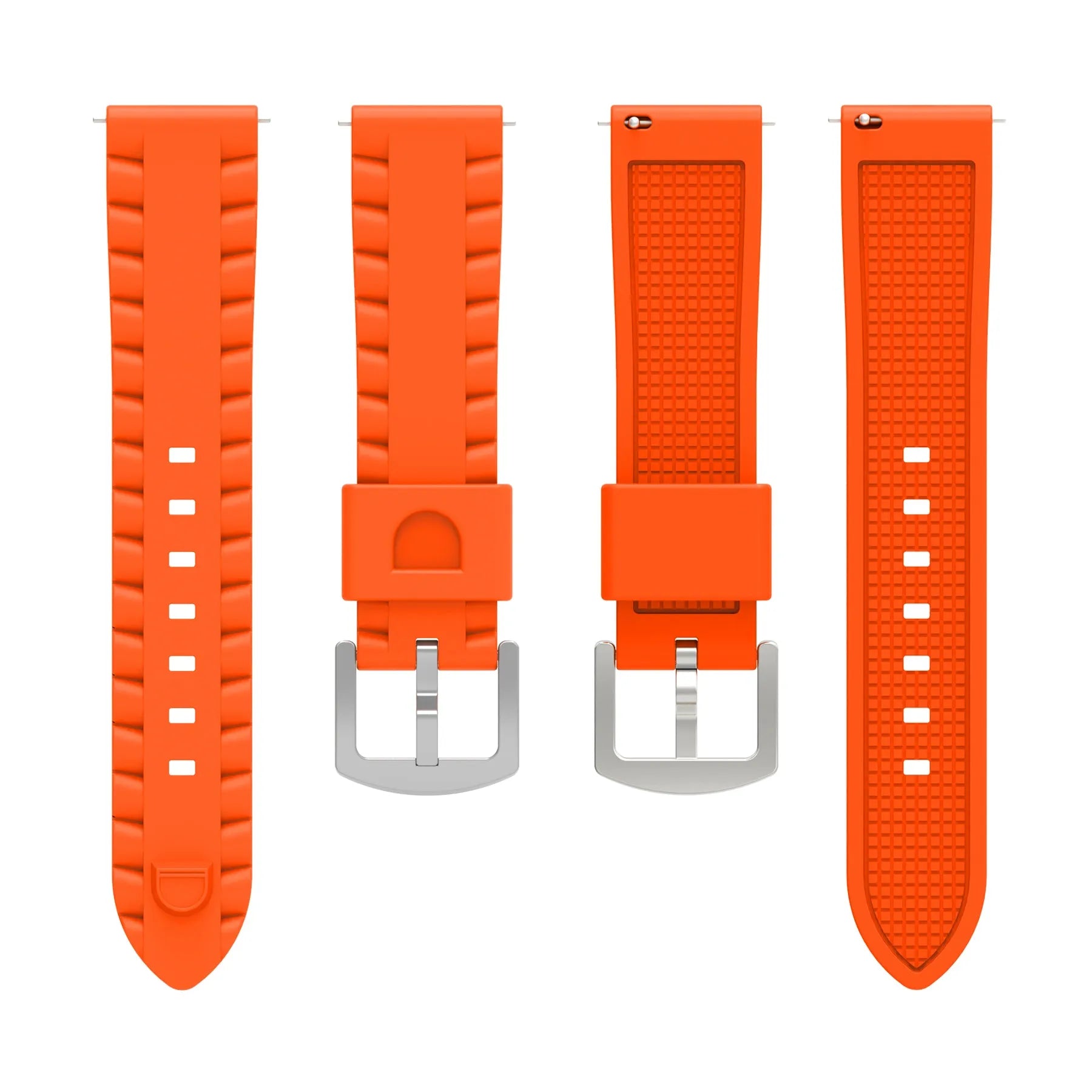 Coros Nomad Wave Silicone Strap (Orange)