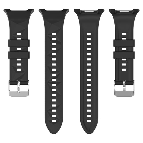 Bracelet silicone Diamant Samsung Galaxy Watch 8 Classic (noir)