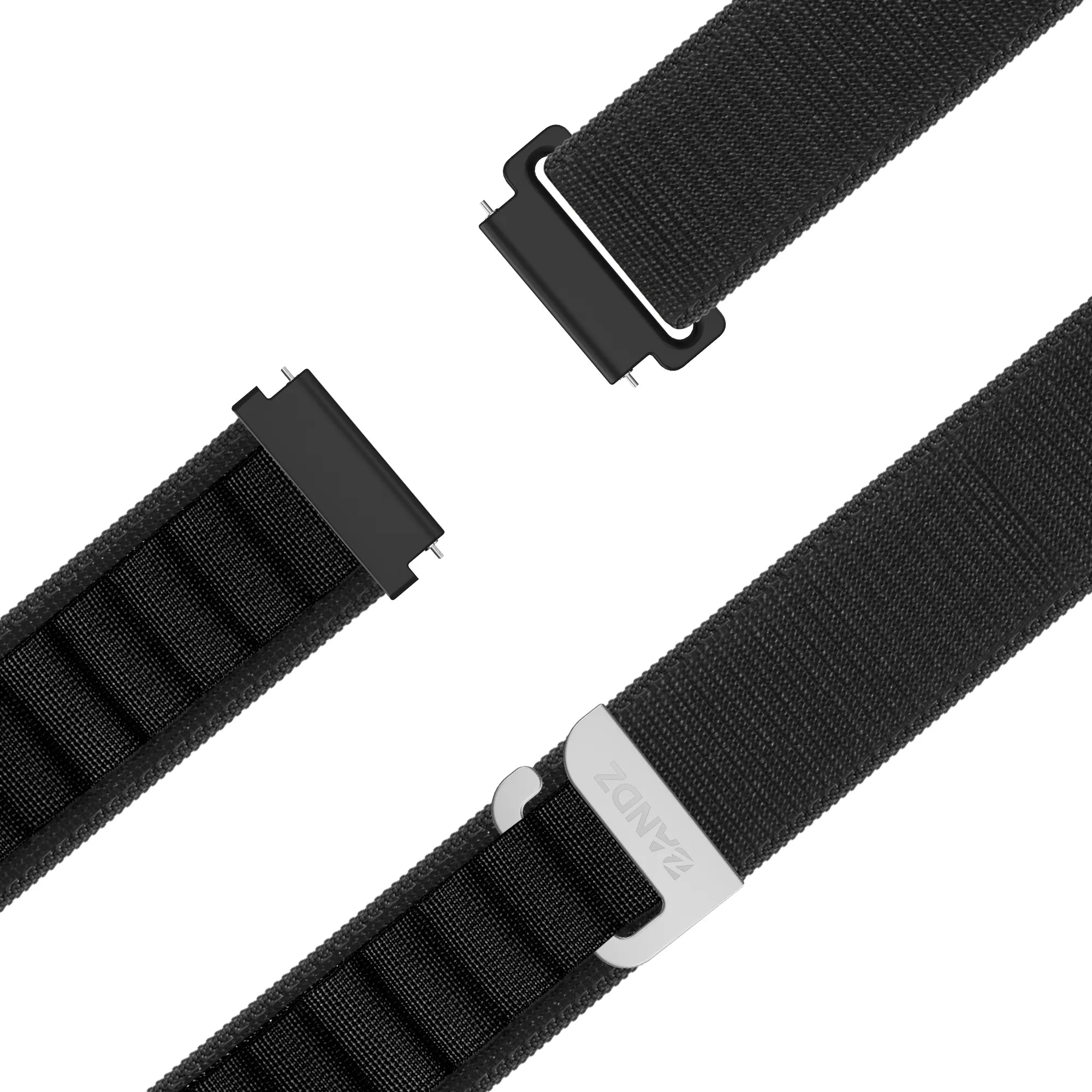 Bandz Amazfit Active Alpine Nylon Strap (Black)