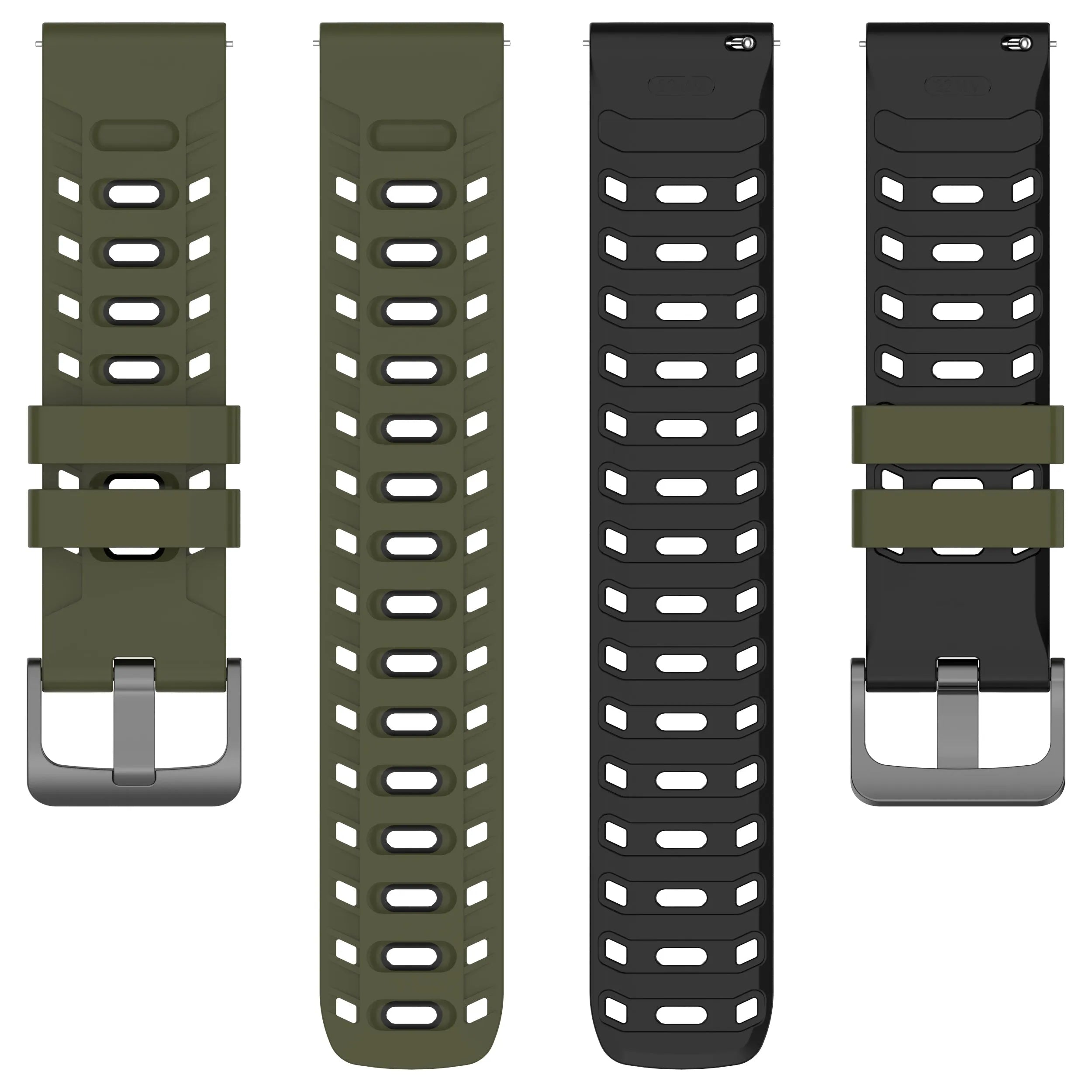 OnePlus Watch 3 Mecha Sport Strap (Green/Black)