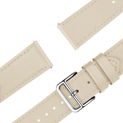 Bandz Bracelet cuir 'Deluxe' Garmin Venu 4 - 41mm (beige)