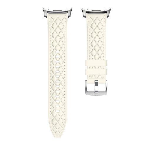Bracelet cuir hybride diamond Samsung Galaxy Watch 8 - 40mm (beige)