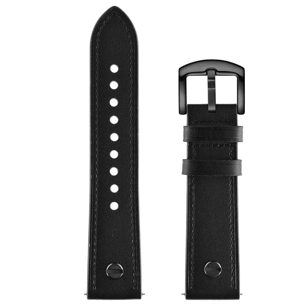 Suunto Race 2 Leather Strap with Screw (Black)