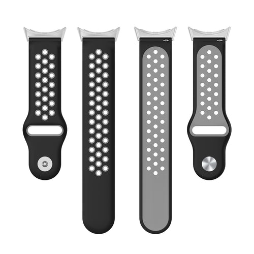Google Pixel Watch 5 - 41mm Sport Strap (Black/Grey)