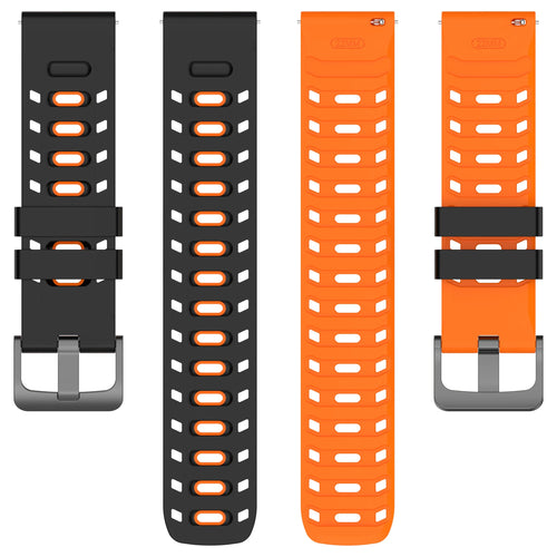 Bracelet sport tissé Amazfit GTR 3 Pro (noir/orange)