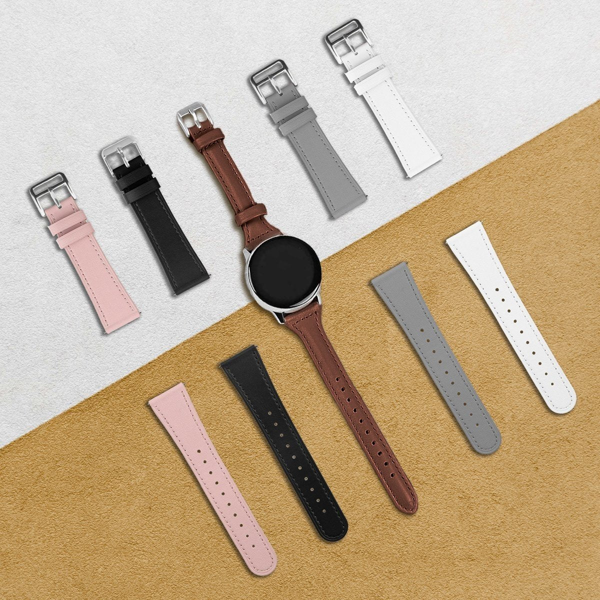 Bracelet cuir Redmi Watch 5 Lite (blanc)