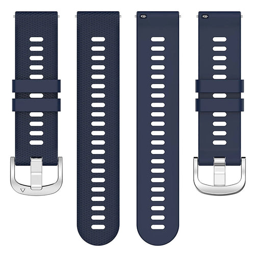 Bracelet silicone Garmin Vivoactive 6 (bleu foncé)