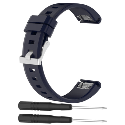Garmin D2 Delta S Glossy Silicone Strap (Dark Blue)