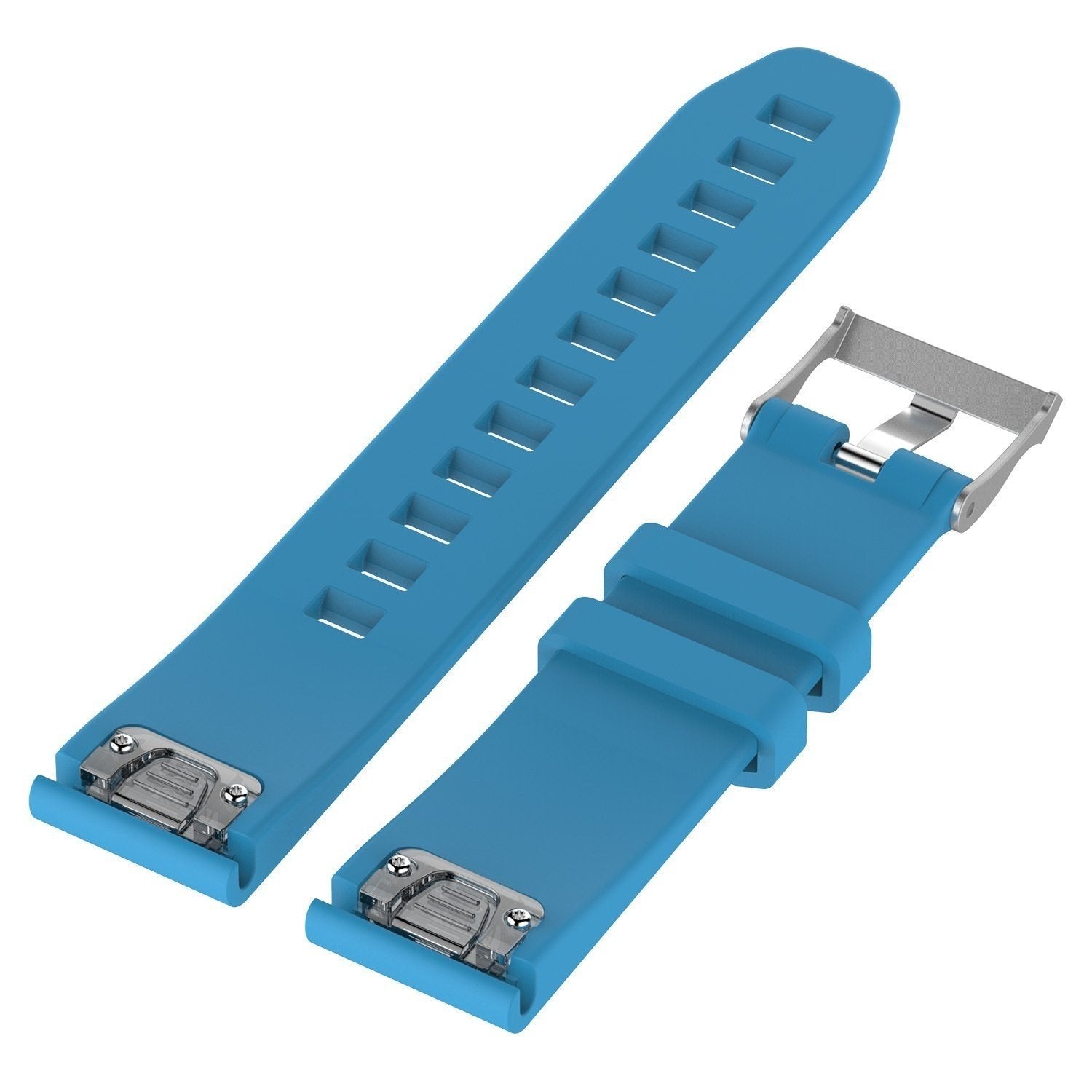 Bracelet silicone brillant Garmin Forerunner 955 (bleu clair)