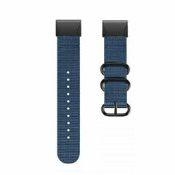 Bracelet nylon á boucle Garmin Instinct E - 45mm (bleu)