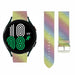 Samsung Galaxy Watch 5 44mm Glitter Leather Strap (Rainbow)