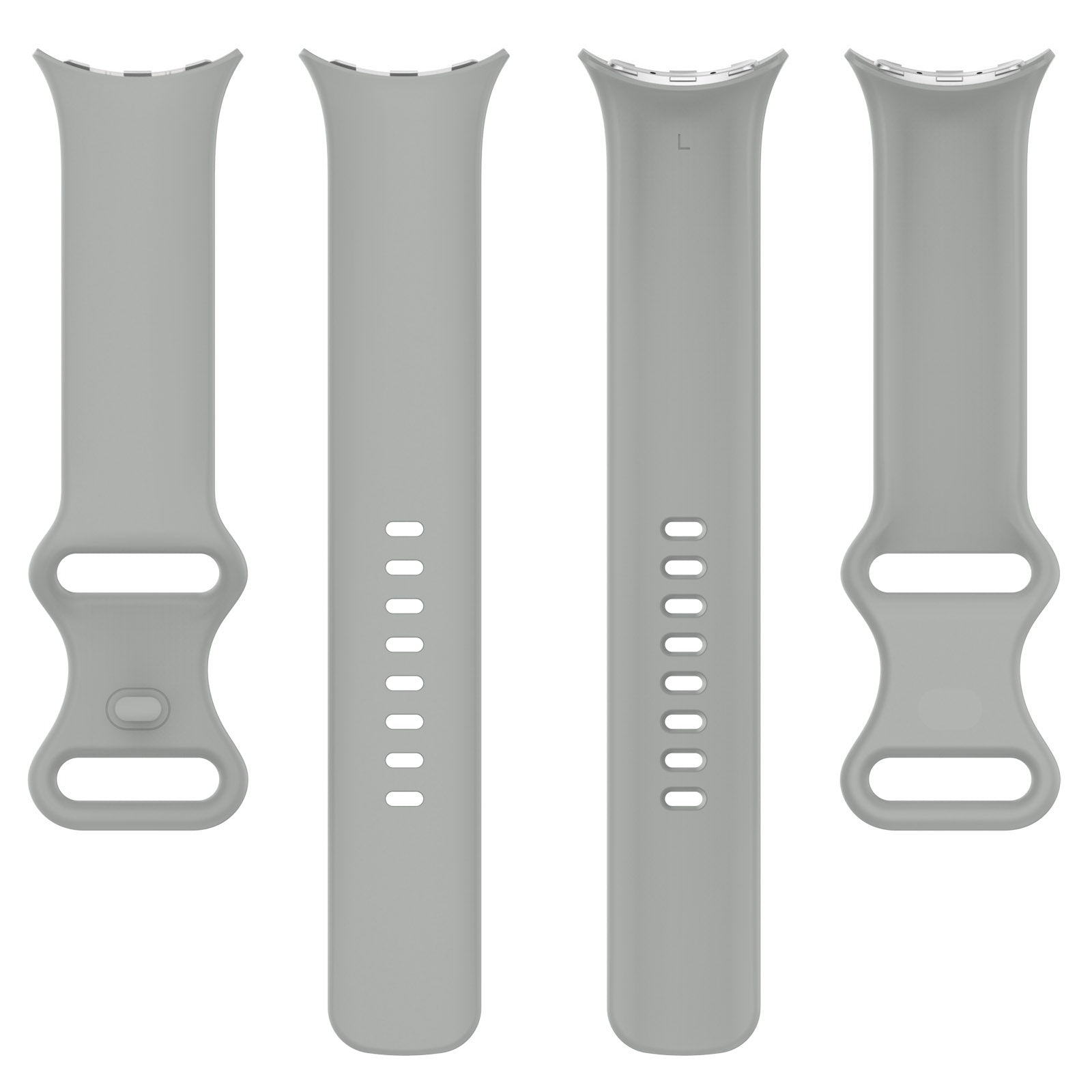 Bracelet silicone classique Google Pixel Watch 4 - 41mm (gris)