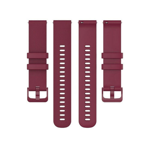Bracelet silicone luxe Samsung Gear S3 (rouge foncé)