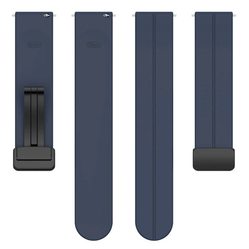Bracelet silicone avec boucle Amazfit GTS 4 (bleu foncé)
