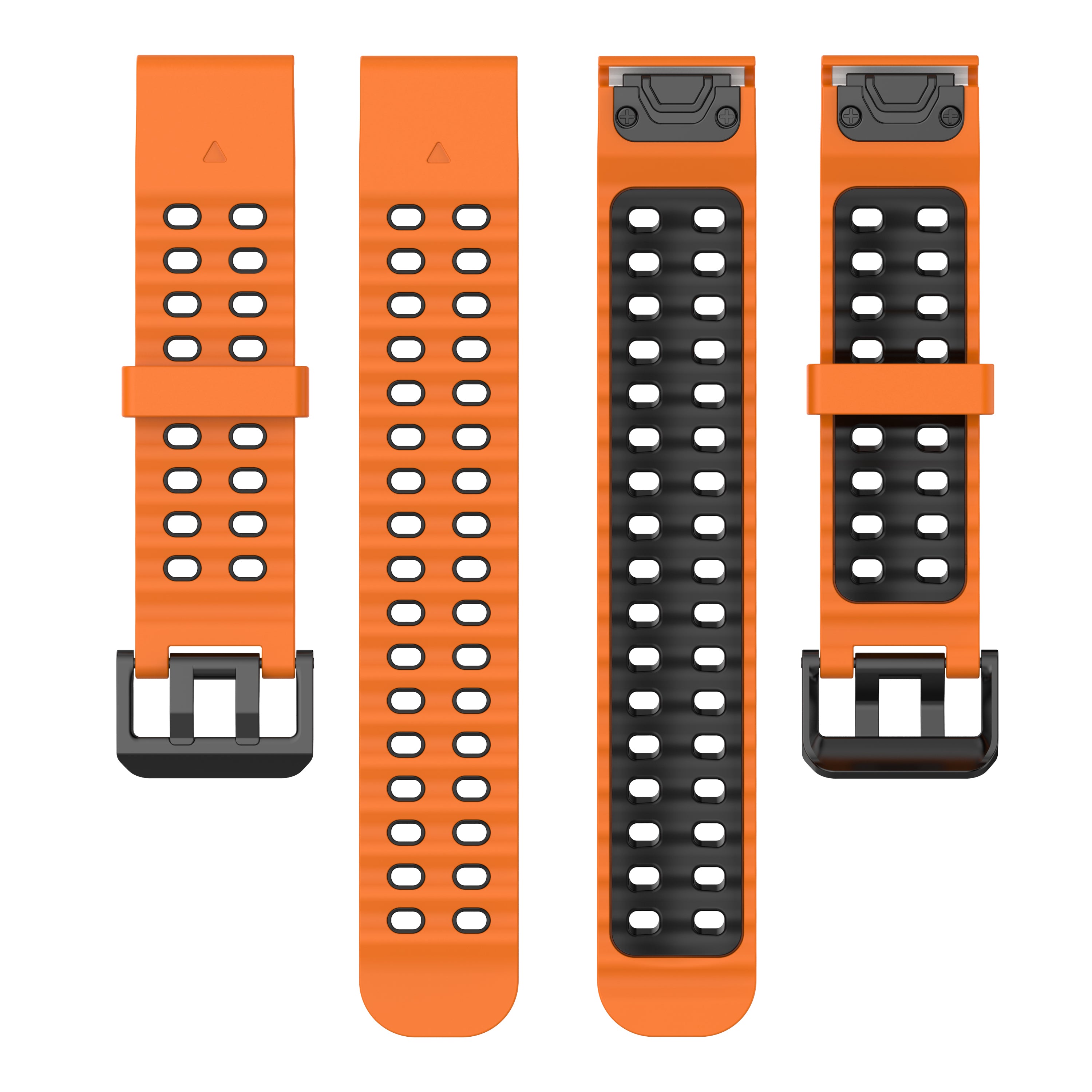 Bracelet sport ondulé Amazfit T-Rex Ultra 2 (orange/noir)