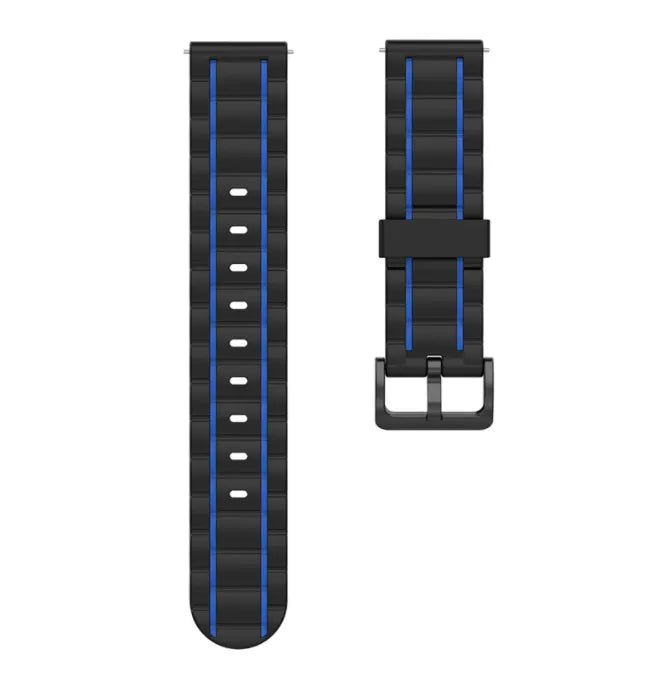 Polar Vantage V3 Sport Buckle Strap (Black/Blue)