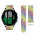 Samsung Galaxy Watch 4 44mm Glitter Leather Strap (Rainbow)
