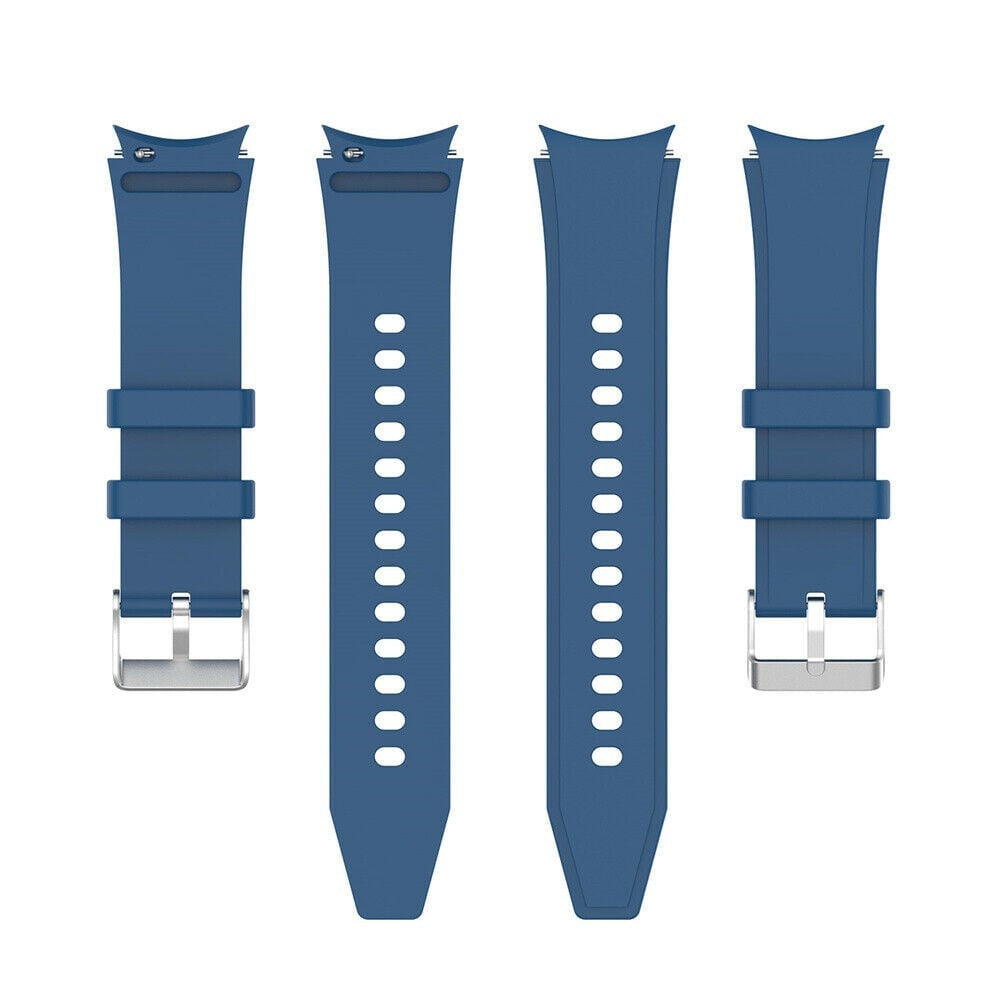 Silicone Strap 'Perfect Fit', laid flat, separate parts, top and underside view
