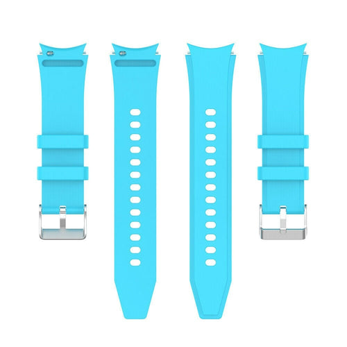 Silicone Strap 'Perfect Fit', laid flat, separate parts, top and underside view