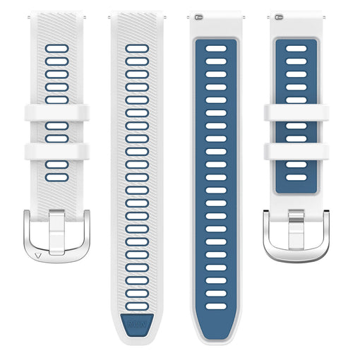 Garmin Vivomove Trend Sport Buckle Strap (White/Blue)