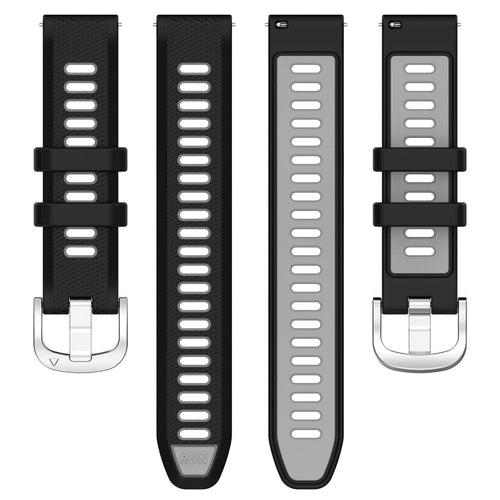 Garmin Venu 4 - 45mm Buckled Sport Strap (Black/Grey)