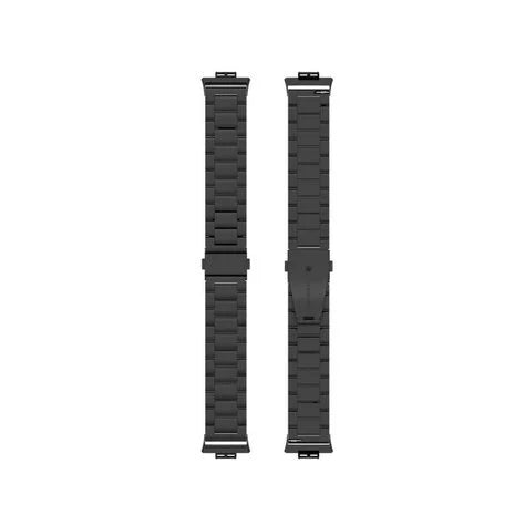 Bracelet acier Huawei Watch Fit SE (noir)