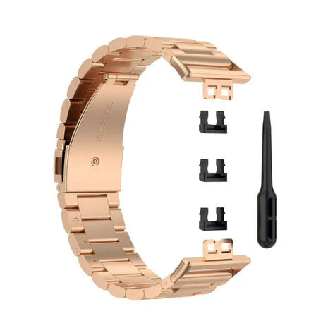 Bracelet acier Huawei Watch Fit SE (or rose)