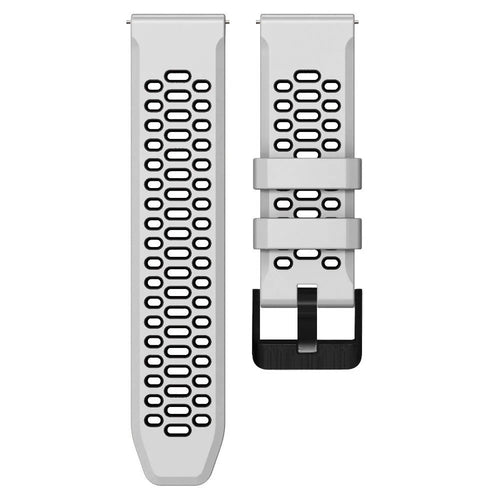 Nomad Bracelet sport avec boucle Coros (blanc/noir)