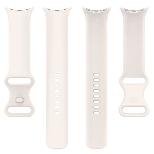 Bracelet silicone classique Google Pixel Watch 5 - 45mm (blanc)