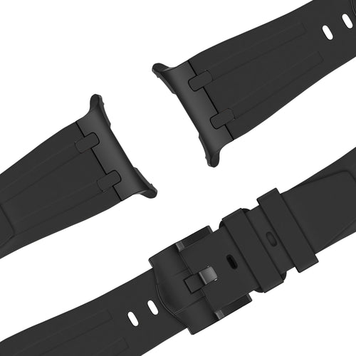 Bandz Bracelet silicone 'Luxe Liquid' Samsung Galaxy Watch Ultra (noir avec noir)