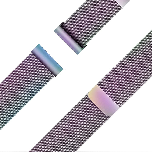 Bandz ICE Smart 3.0 Rectangular 1.78 Milanese Loop Strap (Rainbow)