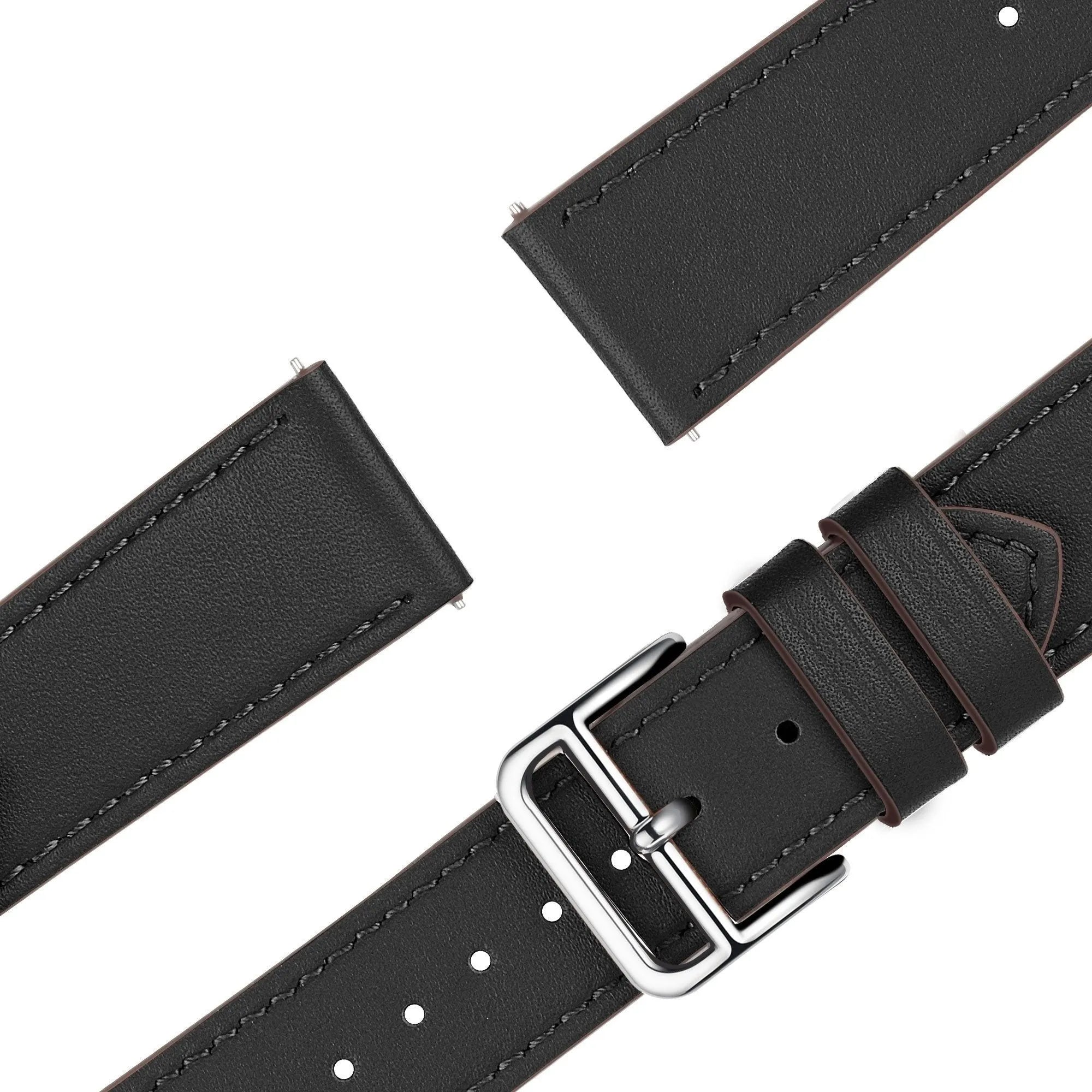 Bandz Bracelet cuir 'Deluxe' Suunto Vertical (noir)